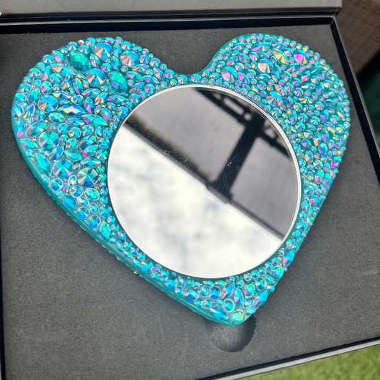 Iridescent Aqua Mirror