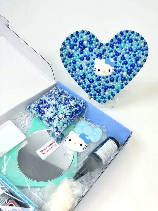 Blue Pearl Decorative Mirror Kit