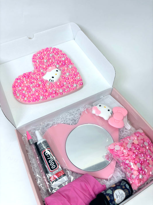 Pink Pearl Decorative Mirror Kit