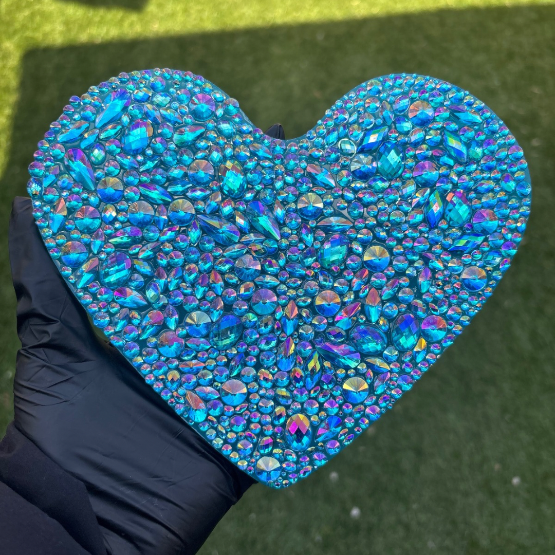 Iridescent Aqua Mirror