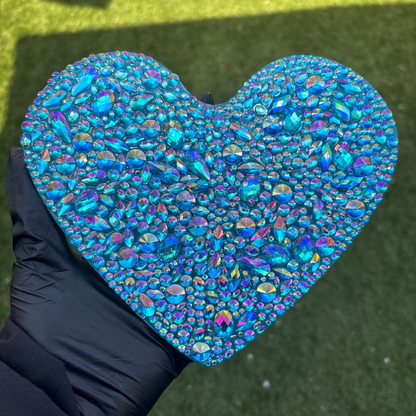 Iridescent Aqua Mirror