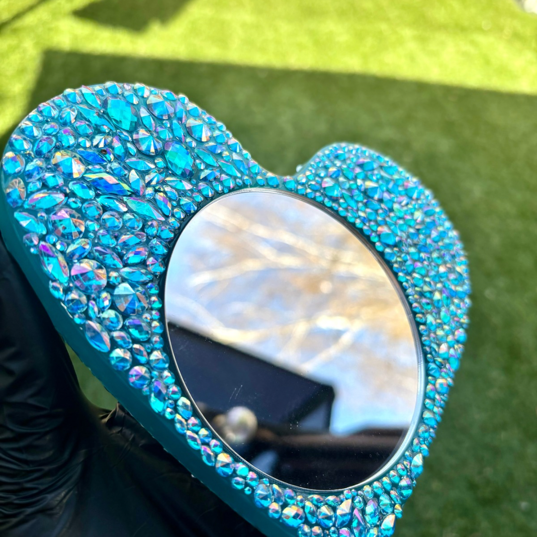 Iridescent Aqua Mirror
