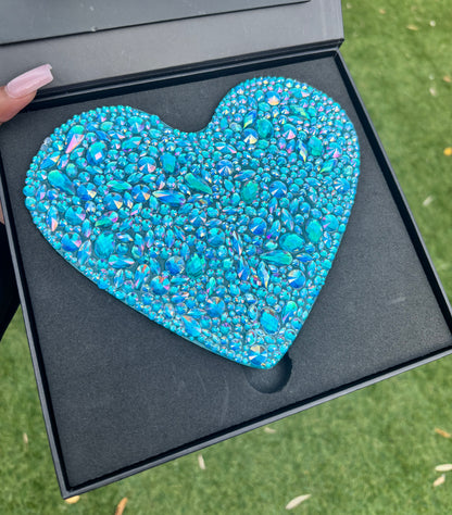 Iridescent Aqua Mirror