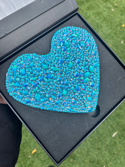 Iridescent Aqua Mirror