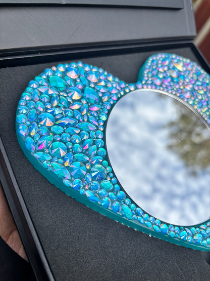 Iridescent Aqua Mirror